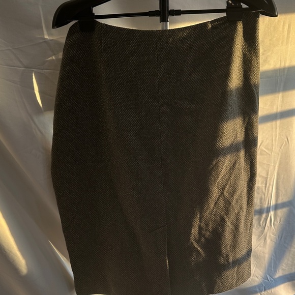 Lauren Ralph Lauren Charcoal Tweed Pencil Skirt - Picture 6 of 9
